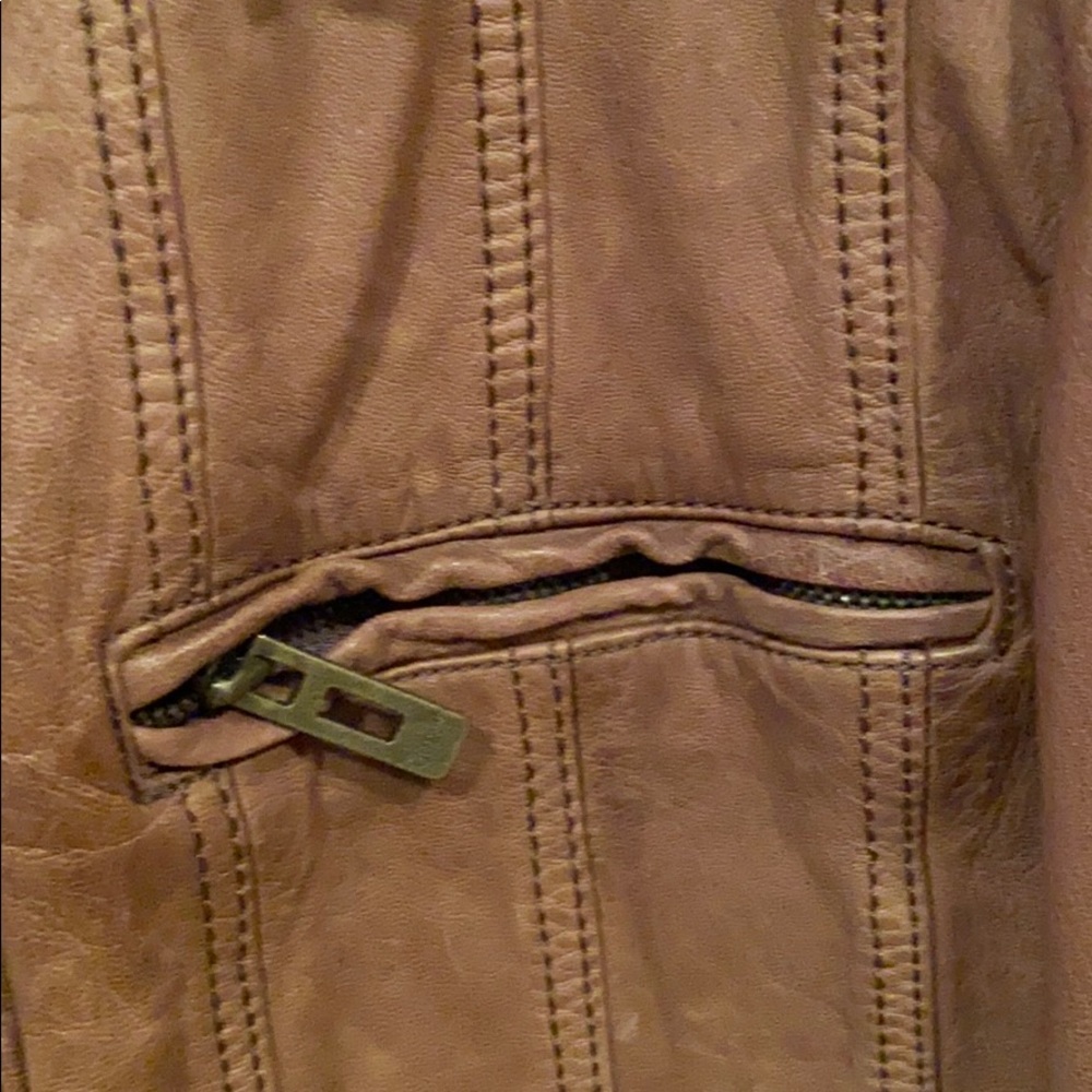 Guess Jeans Leather Jacket - Picture 4 of 8